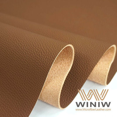 Textured Polyurethane Microfiber Leather Automotive PU Leather Upholstery Fabric
