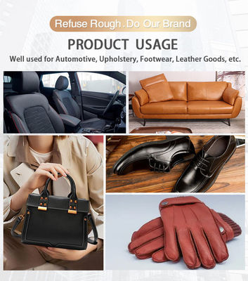 anti mildew PU Synthetic Microfiber Leather Eco Friendly Material For Place Mat