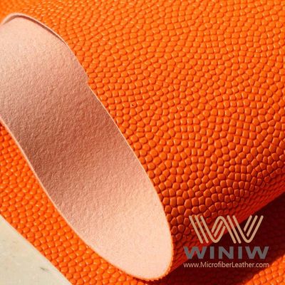 Faux Basketball Football Synthetic Leather Knitted Customized Size