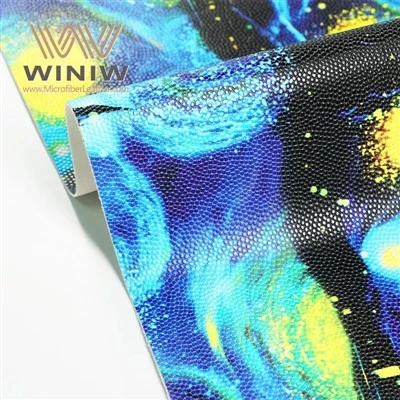 2mm Thick Stylish Microfiber PU Vegan Leather Basketball Leather Fabric