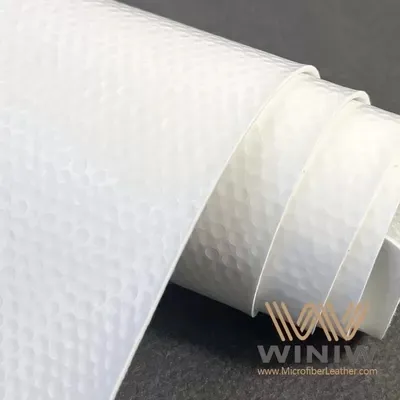 Scratch-Resistant White Synthetic Suede Leather for Football