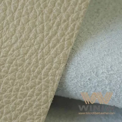 Waterproof Microfiber Faux Leather For Automotive Marine Furniture Upholstery